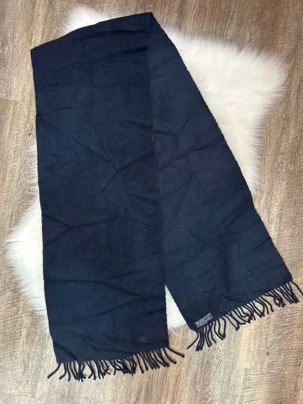 Vintage Burberry Cashmere Scarf